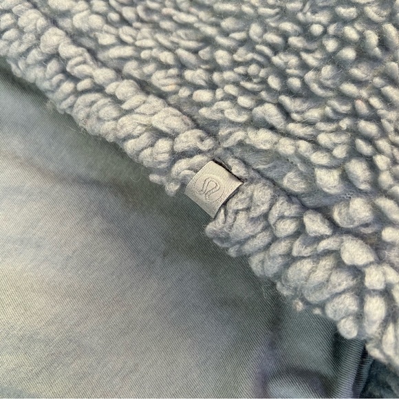 Lululemon Wool Whenever Chambray Blue Pullover Crew Size 8 - Picture 12 of 13